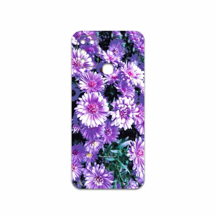 برچسب پوششی ماهوت مدل Purple-Flower مناسب برای گوشی موبایل اینفینیکس Hot 10 Play MAHOOT Purple-Flower Cover Sticker for Infinix Hot 10 Play